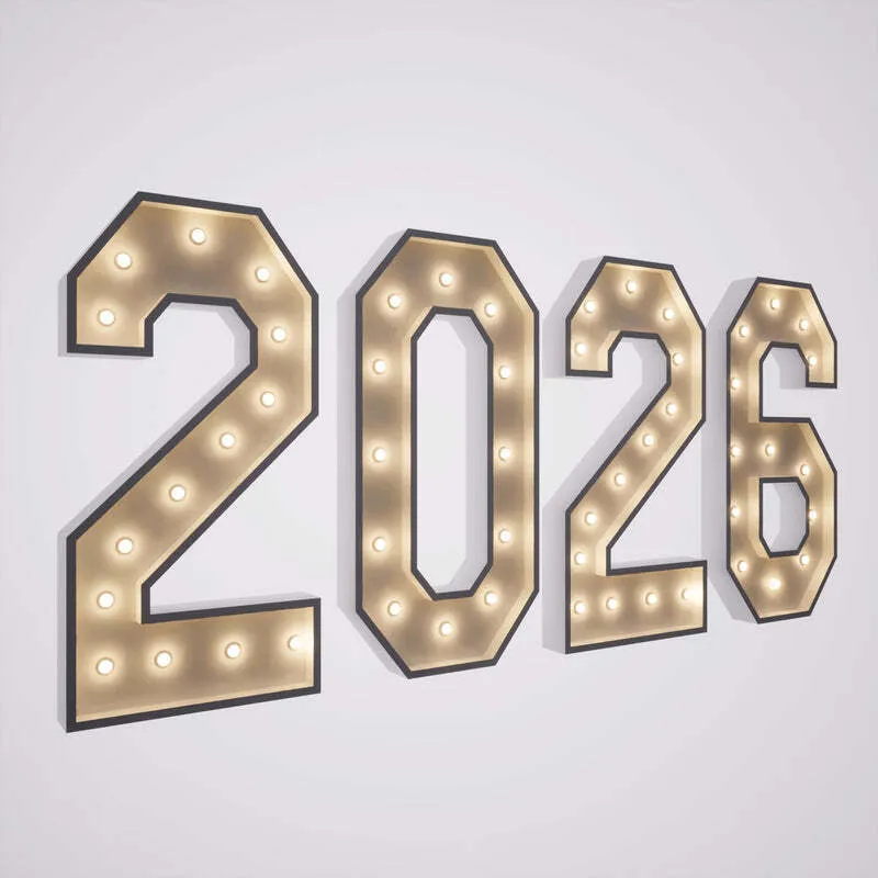 4ft Marquee Number 2026