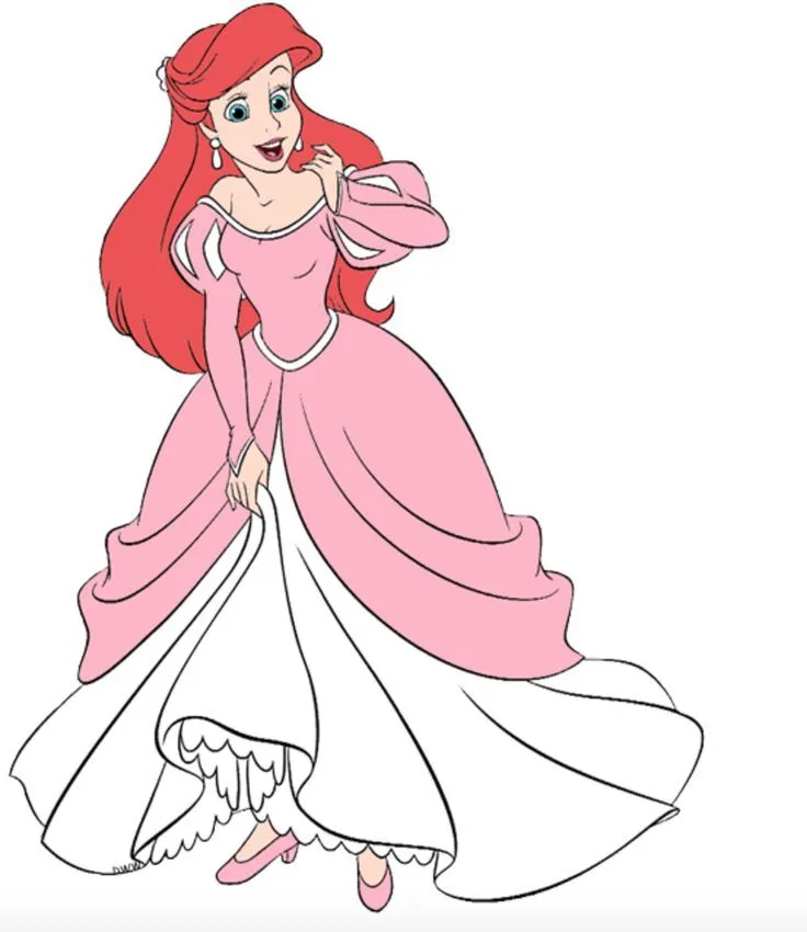 8ft Ariel Princess Picture Frame 