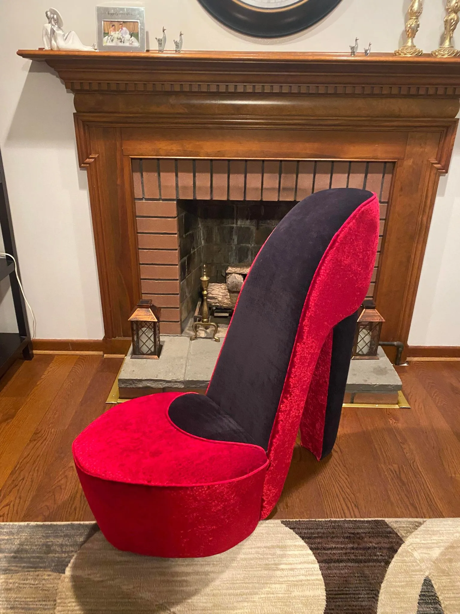 Red High Heel Chair 