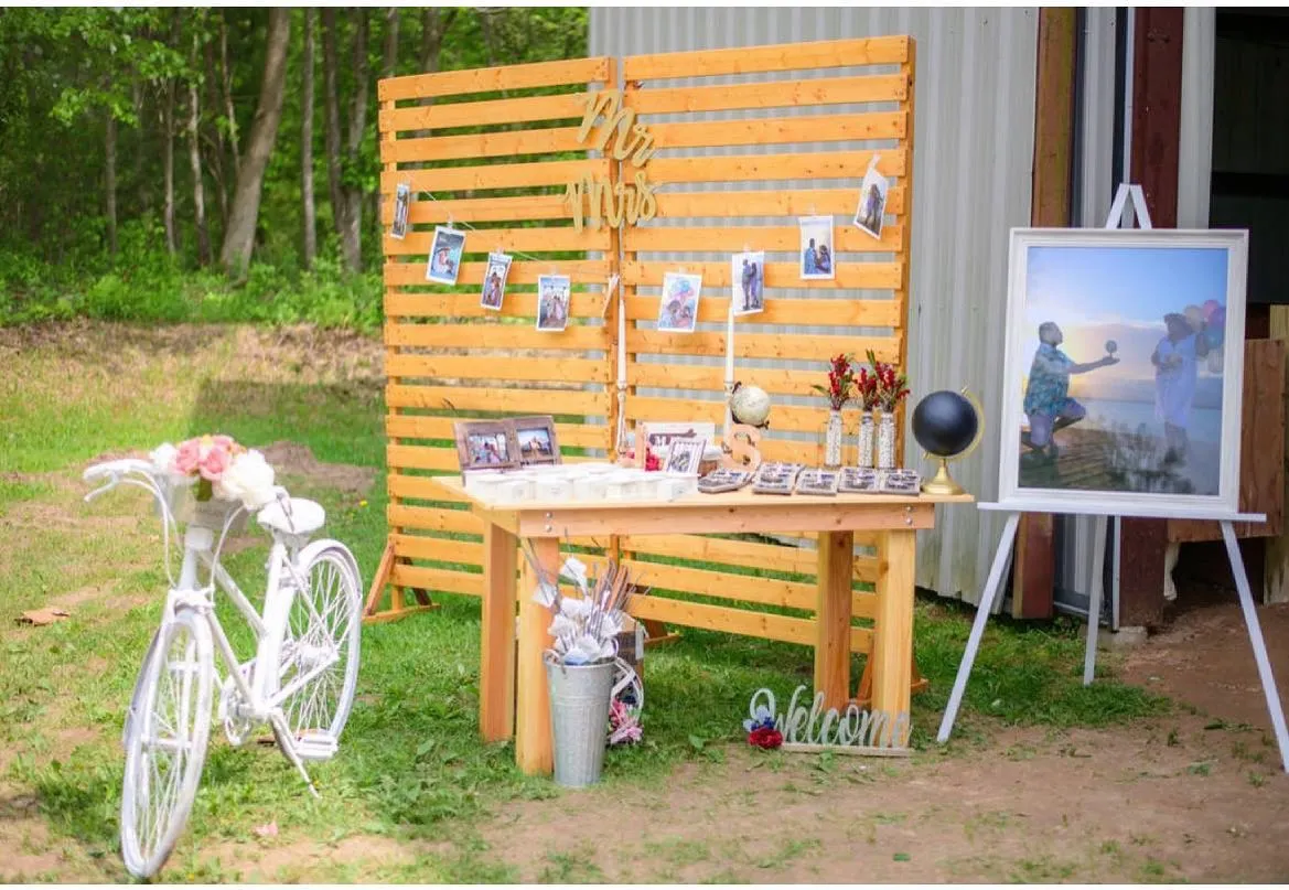 5ft Honey Farm Table 