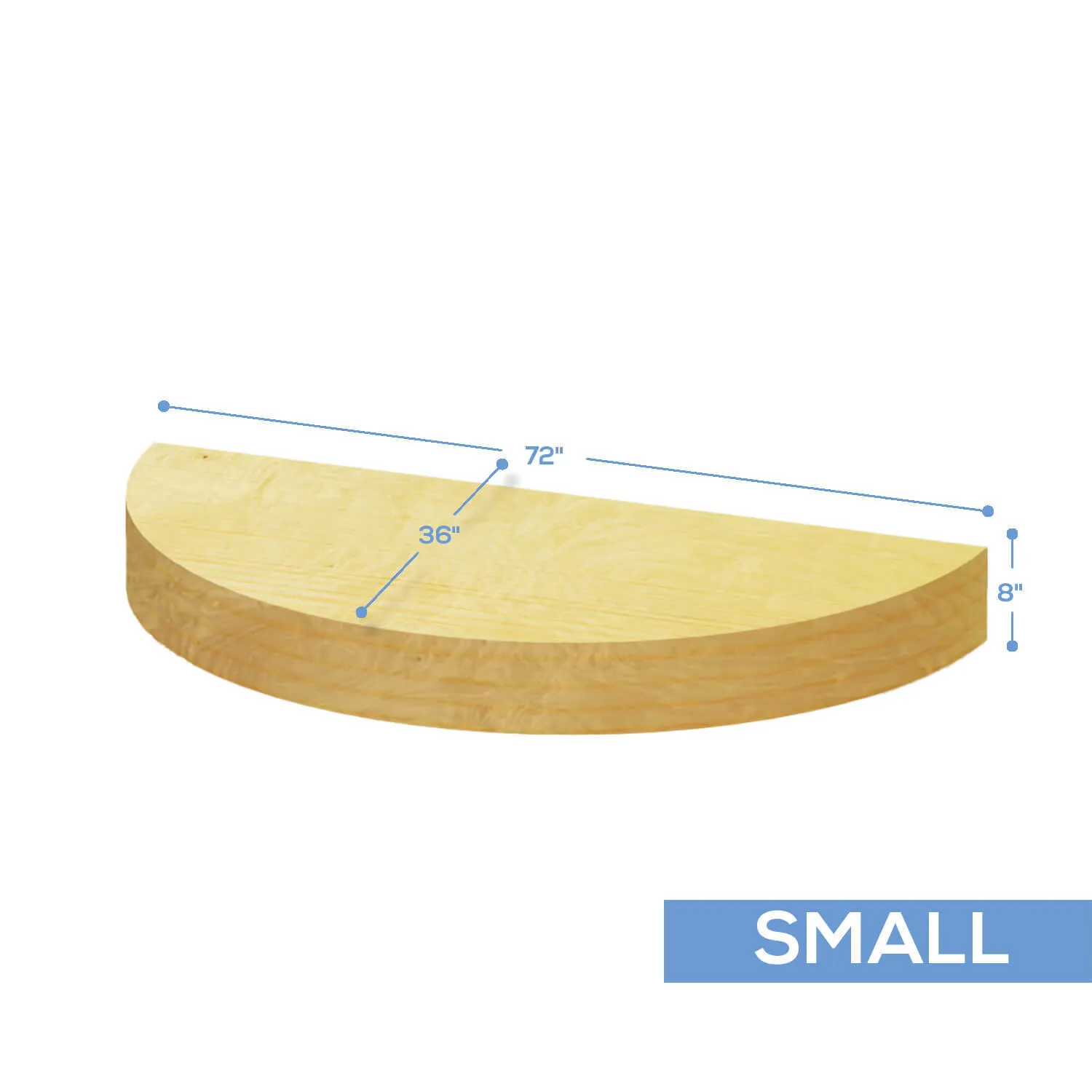 72" Half Round Stage 