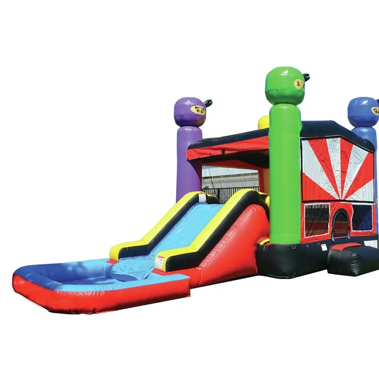 Water/Dry Ninja Bounce House 