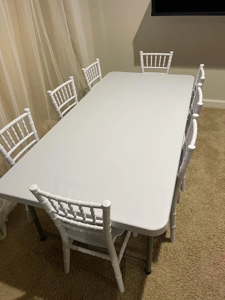 10 Kids Chairs + 2 Kids Tables 4FT