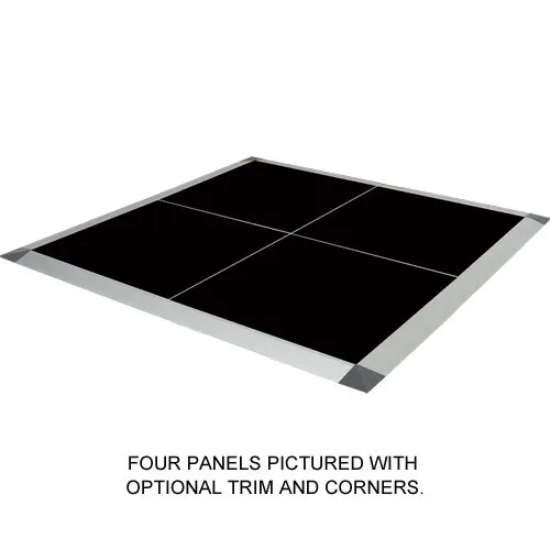Black Dance Floor Tile 3x3