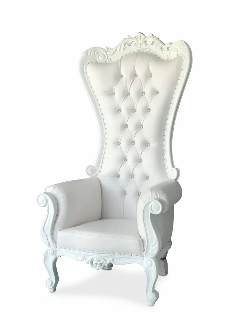 White Throne Chair 