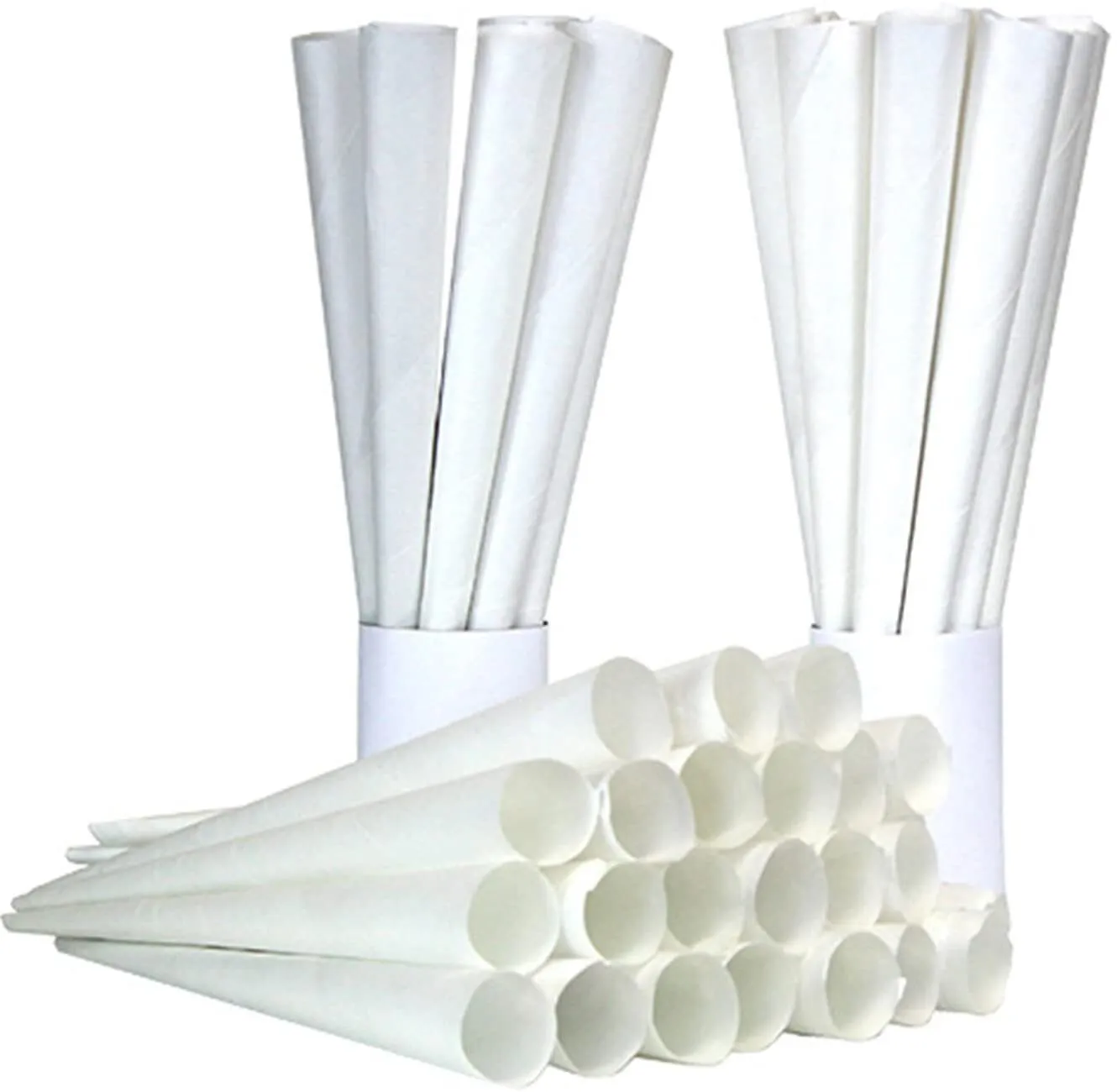 25 Cotton Candy Paper Cones
