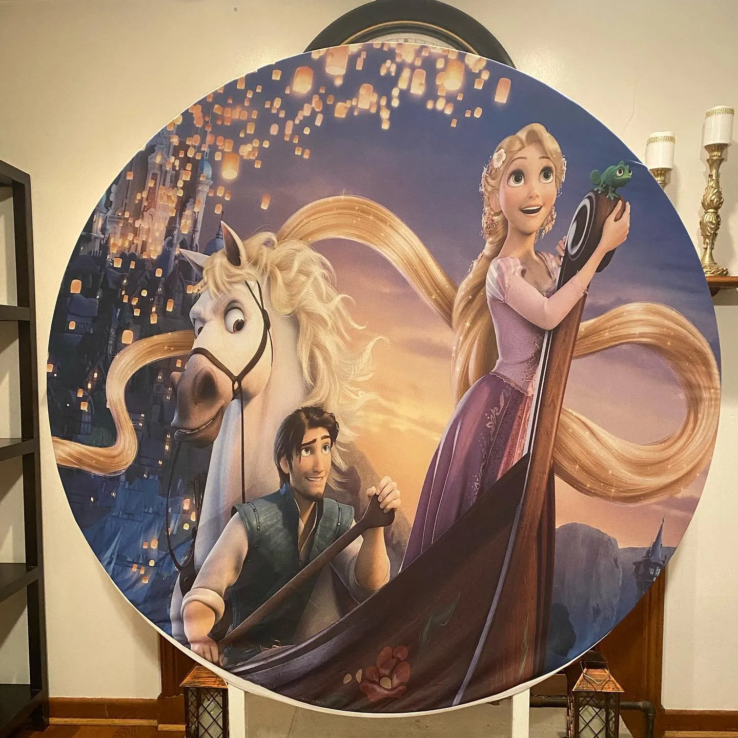5ft Tangled Round Backdrop 