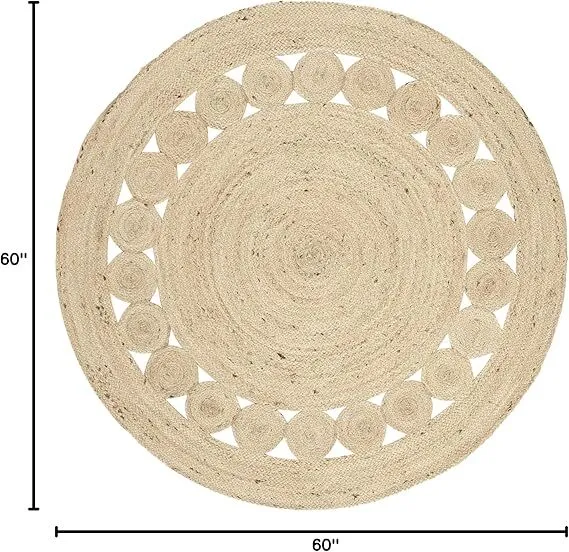 5' Boho Round Carpet