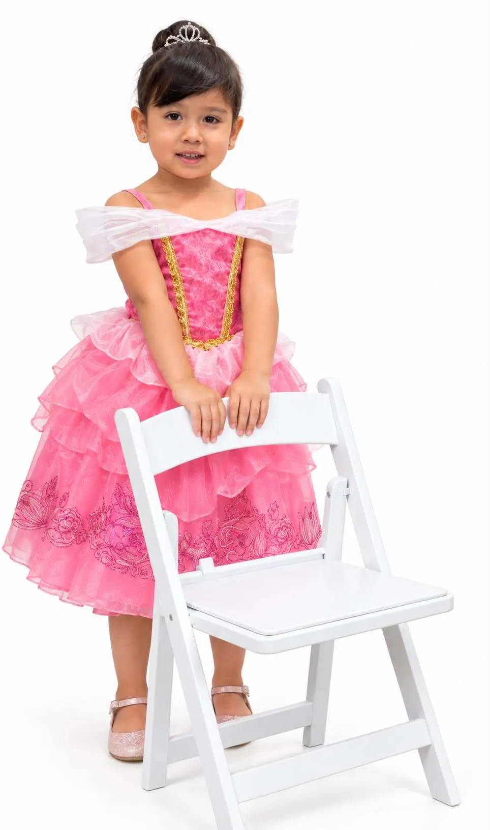 Kids White Garden Chair