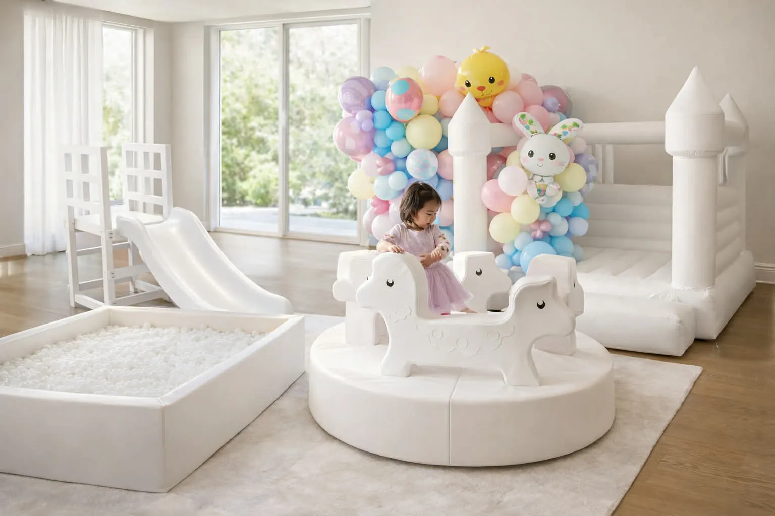 Toddlers All White Soft Play Bundle 