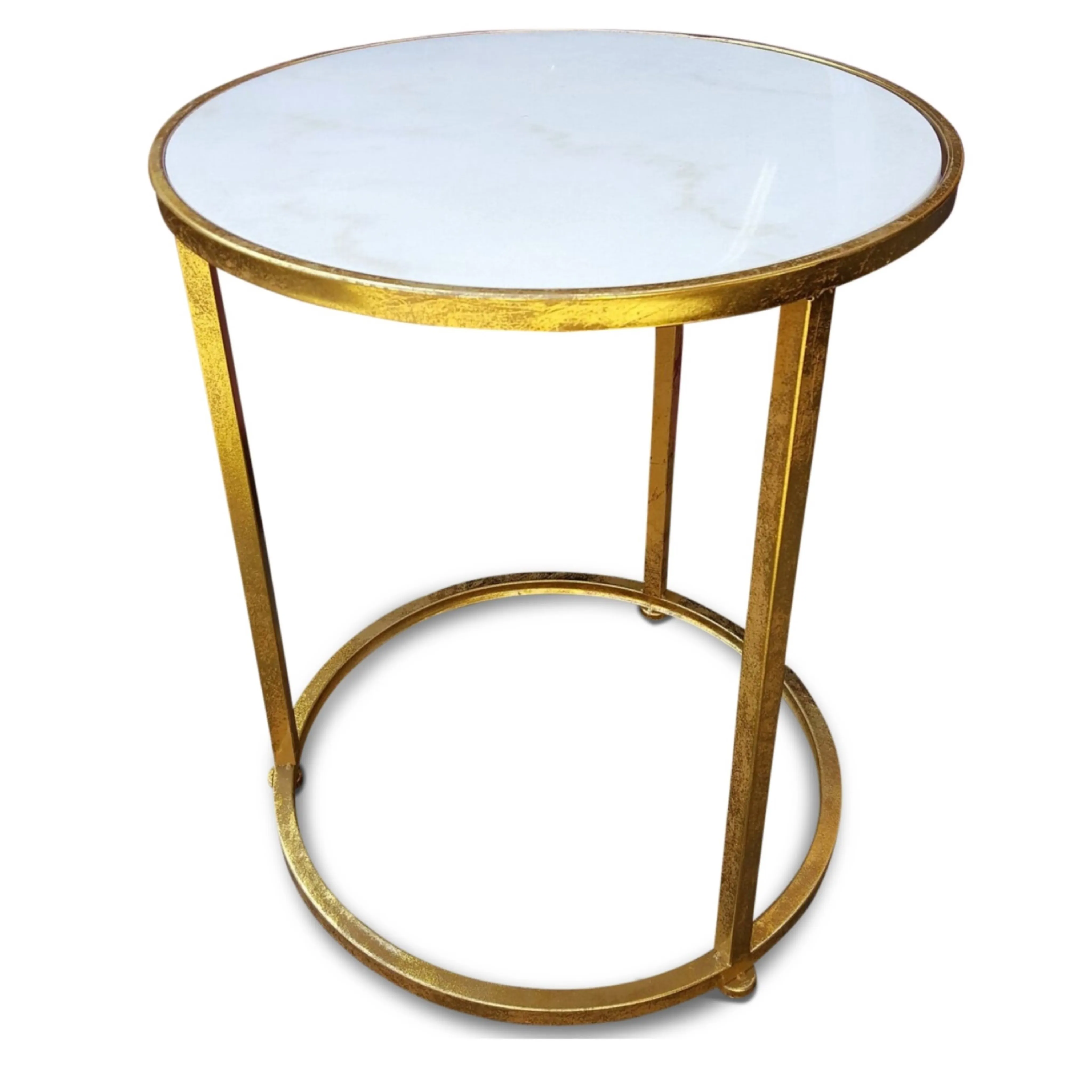 Gold & Marble Round