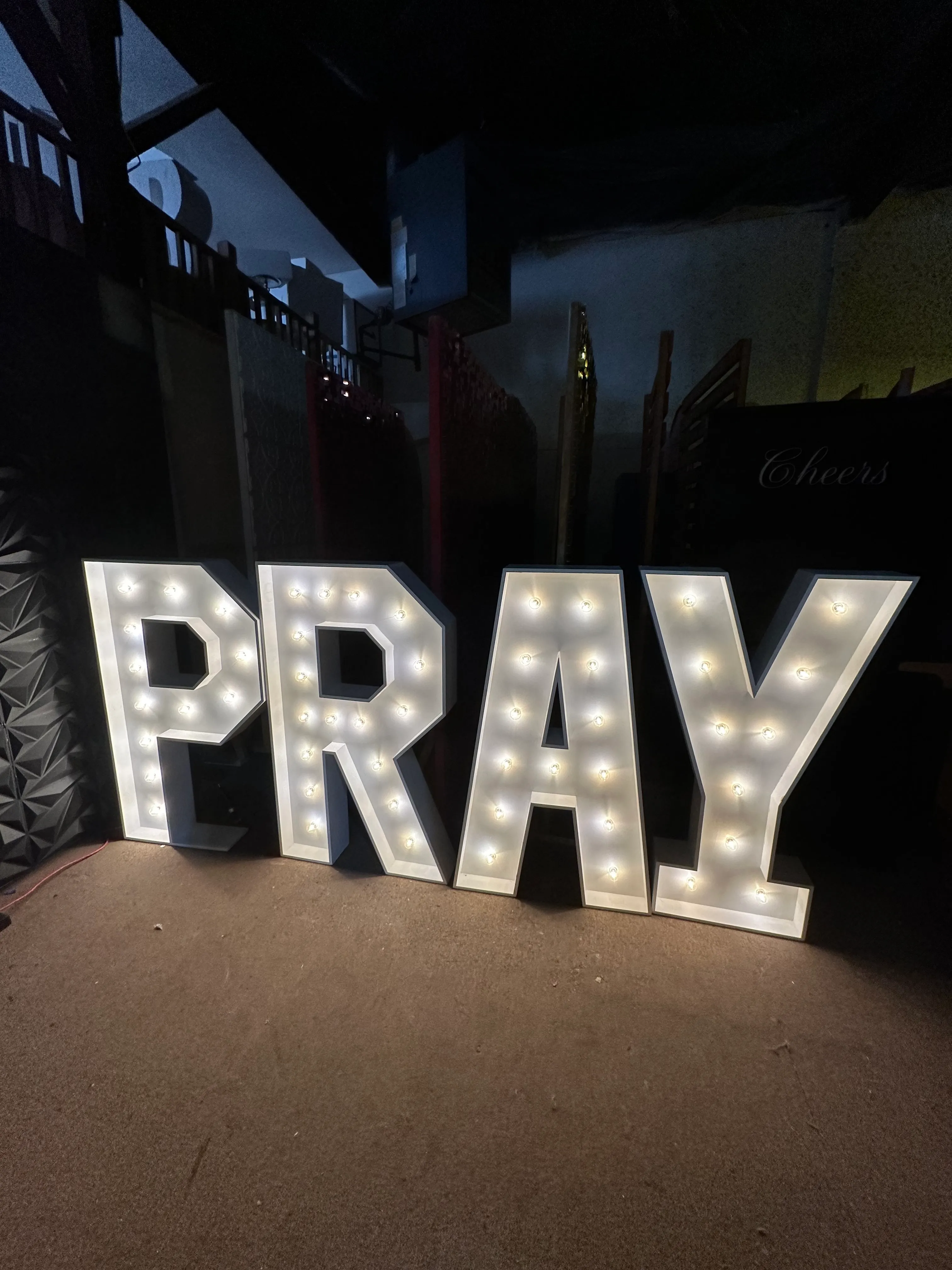 4FT Marquee PRAY 