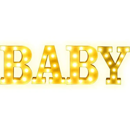 Small Baby Marquee Letters 