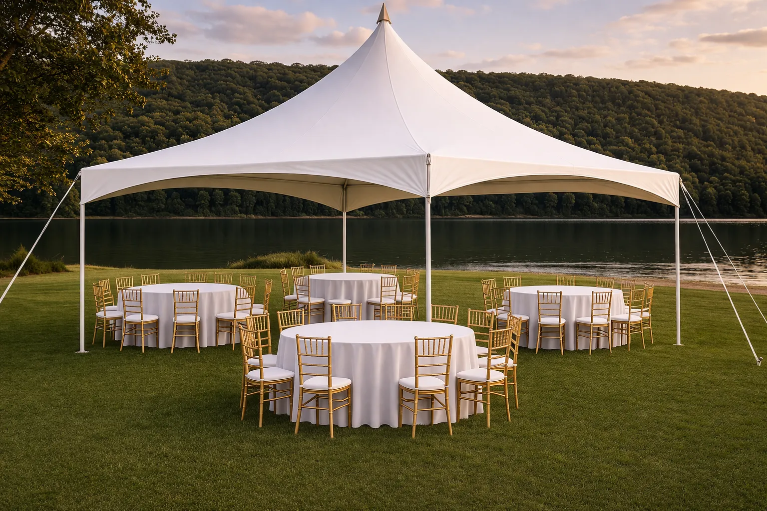 Gold Tent  Package For 40 Guests
