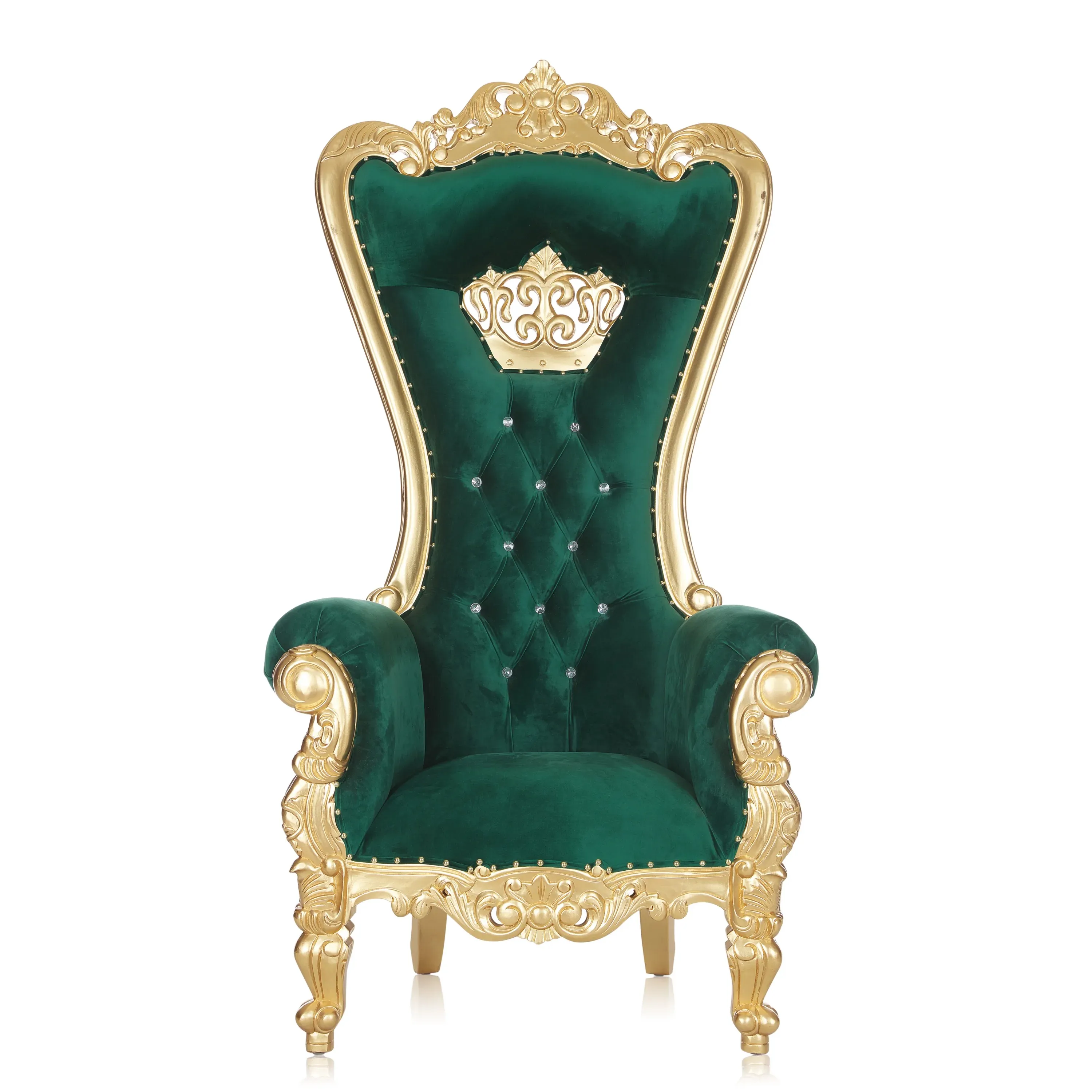 Emerald Green Crown Tiffany Throne