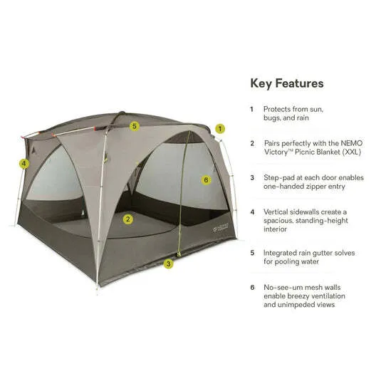 Nemo Victory Screenhouse Camp Shelter