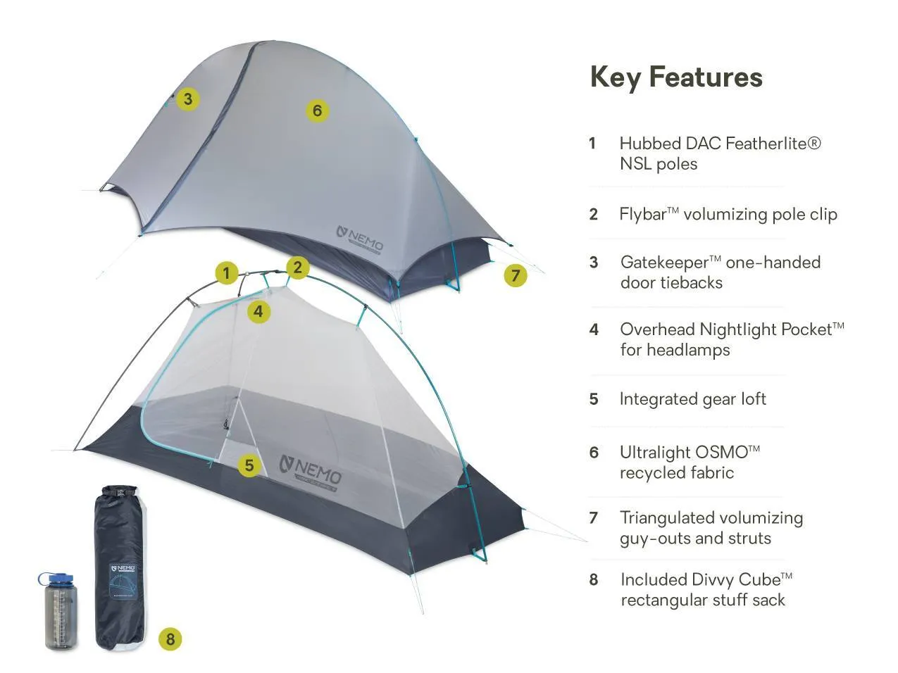 Nemo Hornet Elite Osmo 1P Tent