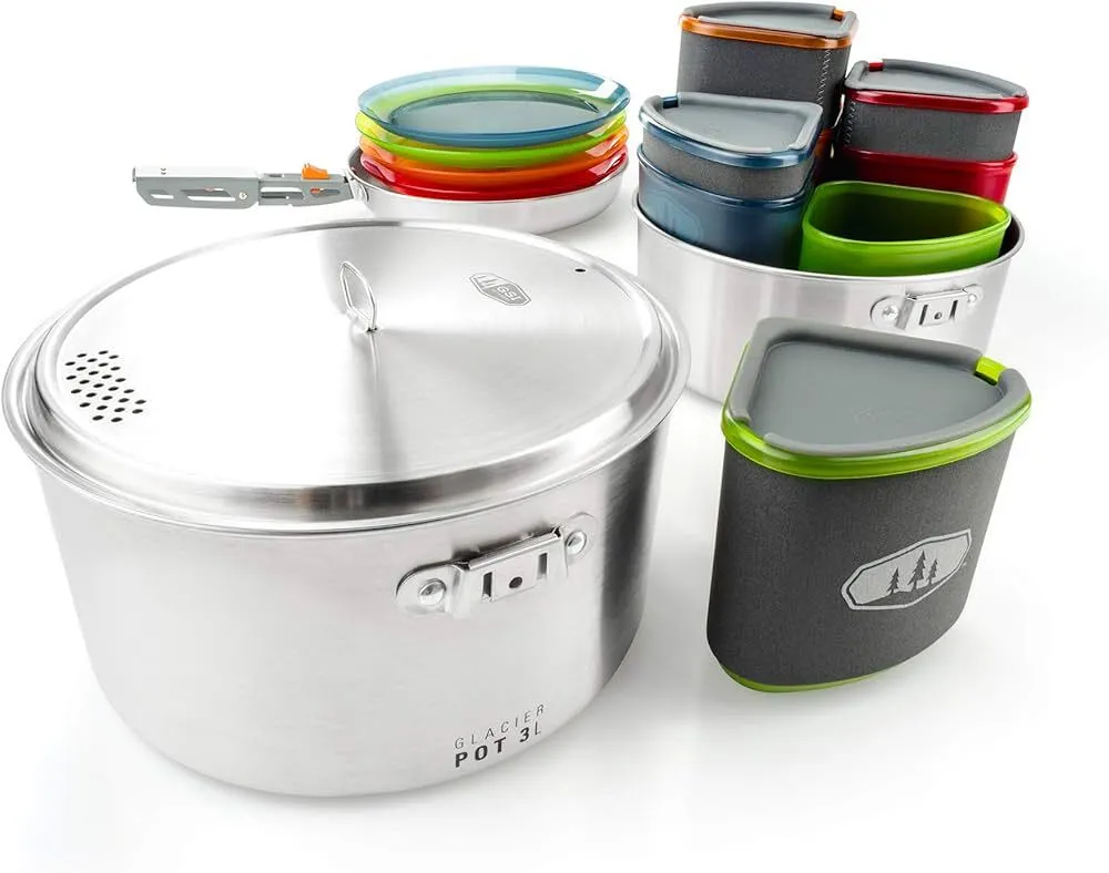 Glacier Stainless Camper Cookset & Mess Kit