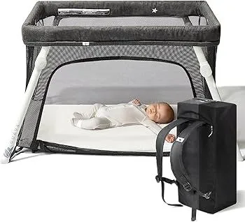 Guava Lotus Travel Crib (includes mattress and organic sheets) 