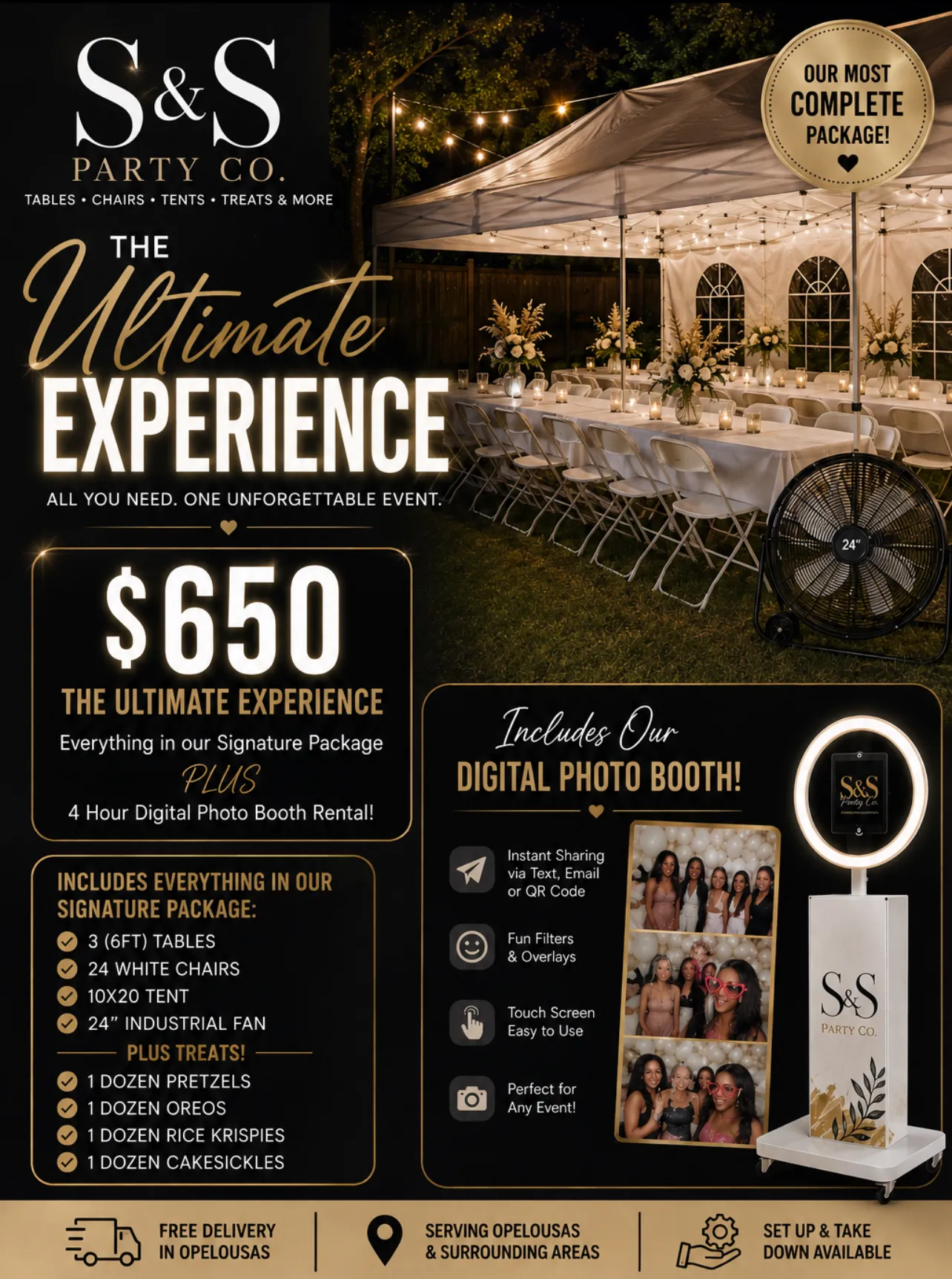 Ultimate experience package