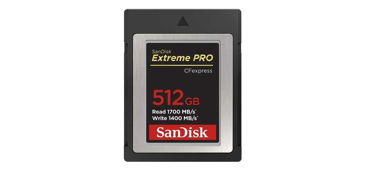 SanDisk Extreme PRO 512GB CFexpress Type B Card for R5 & R3