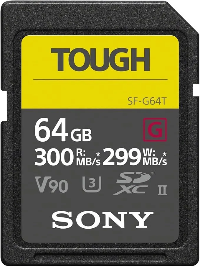 Sony tough 64GB V90 SD Card
