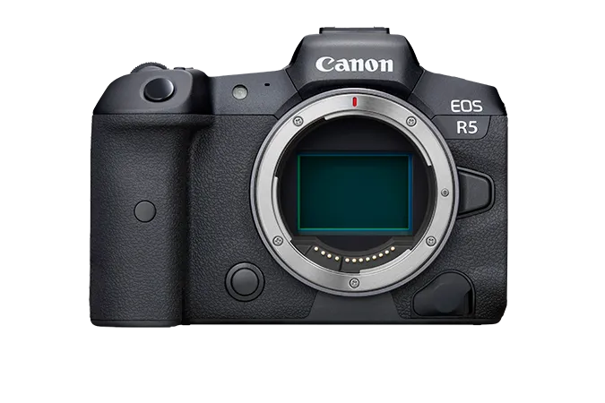 Canon EOS R5 with EF/RF adapter included