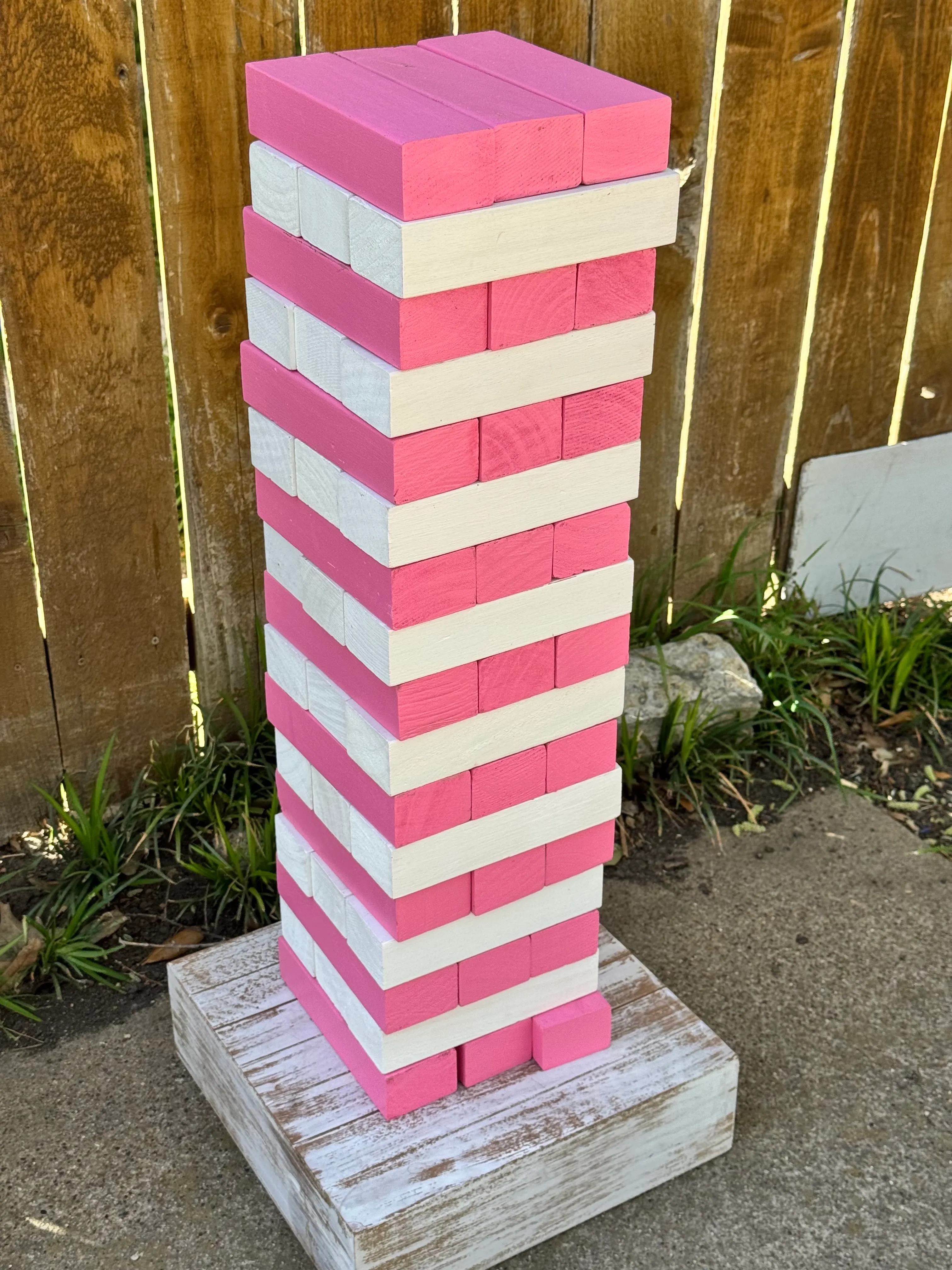 Girls Nite Out Jenga Pink