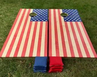 The Patriotic Corn Hole 