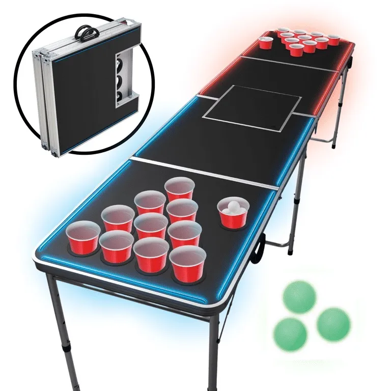 LED Portable Pong Table