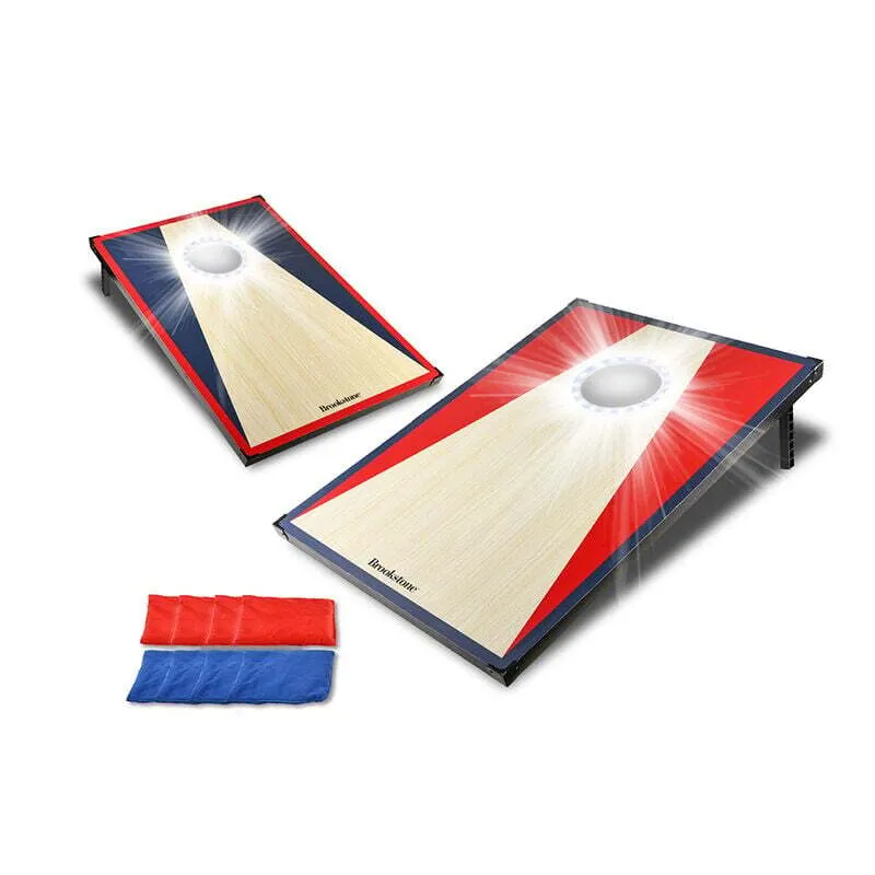 LED Lighted Corn Hole Bean Bag Toss