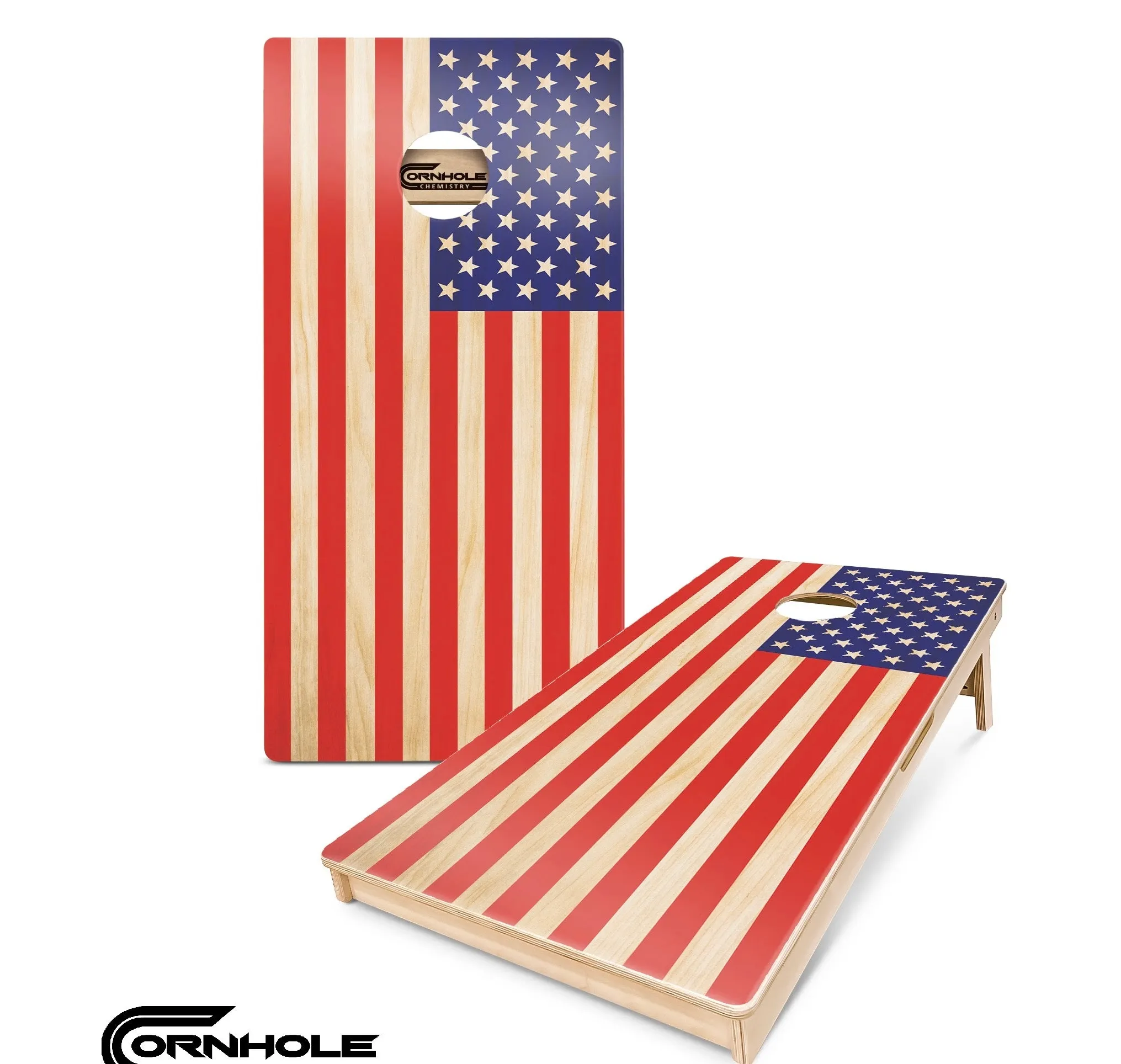 The Patriotic Corn Hole 