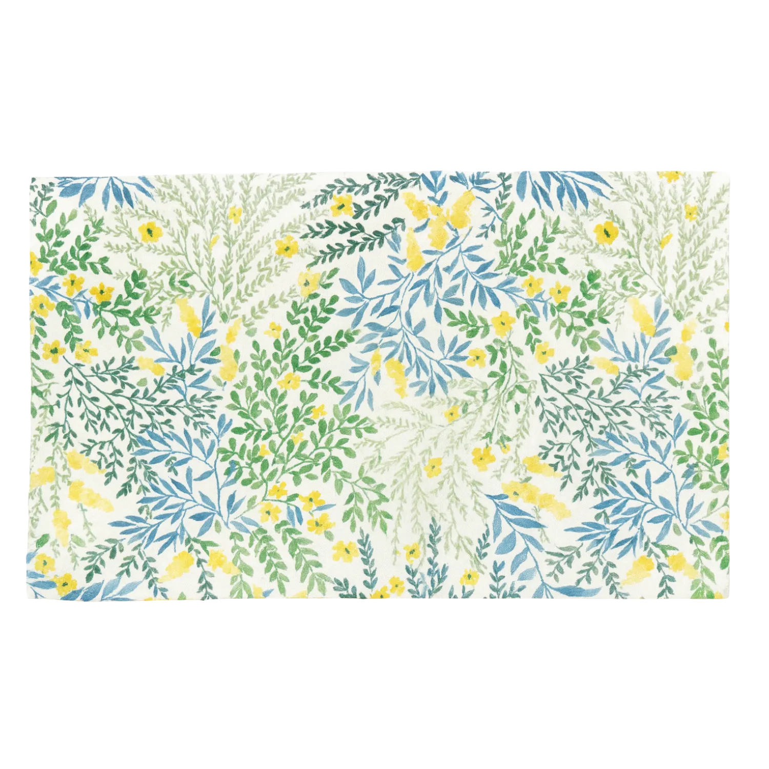 Individuales Flores Azul & Amarillo