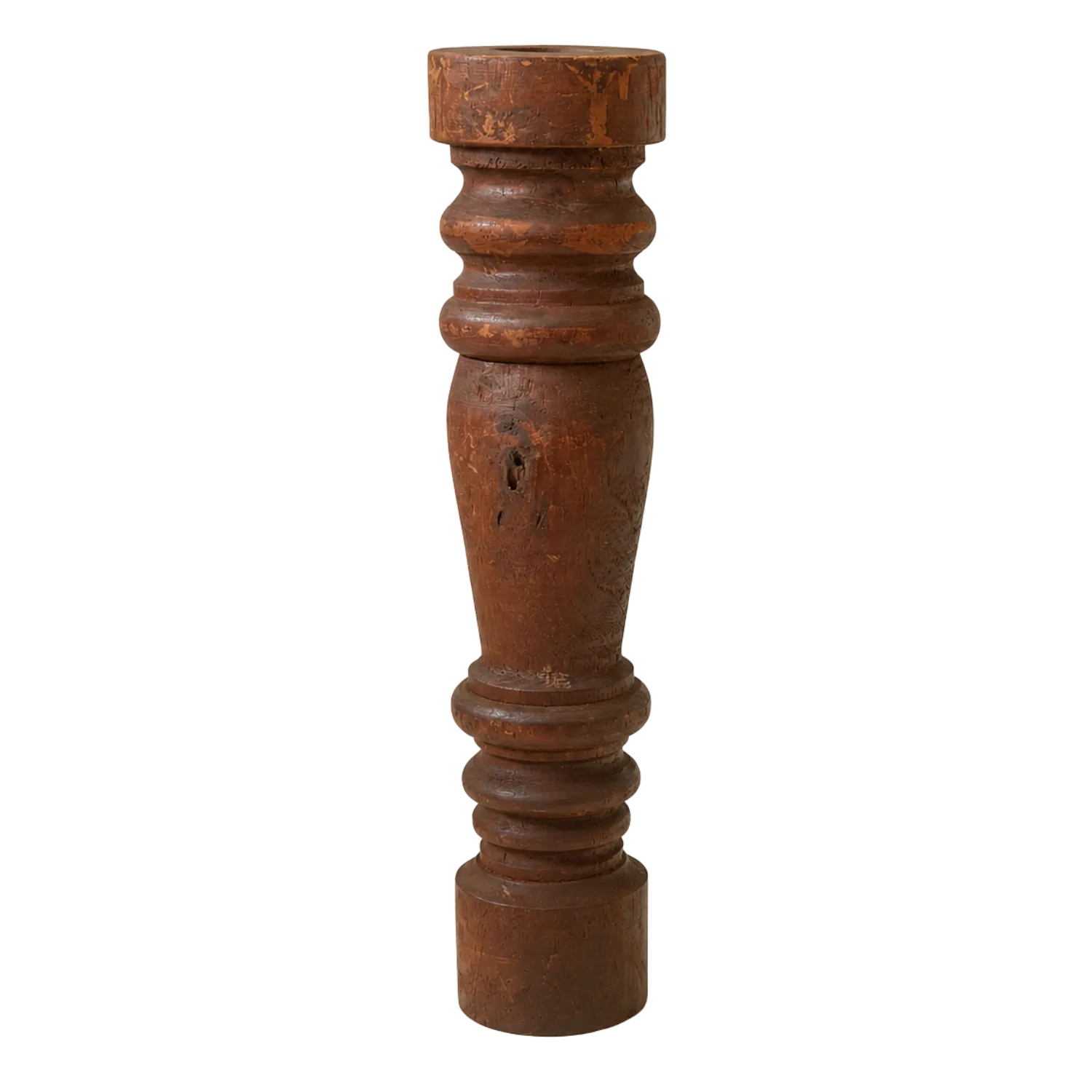 Candelabro Rústico de Madera 20" de Alto