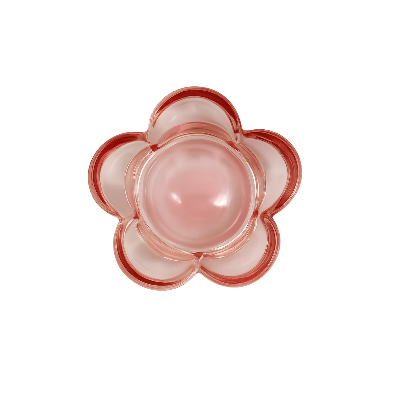 Portavelas Flor Rosado
