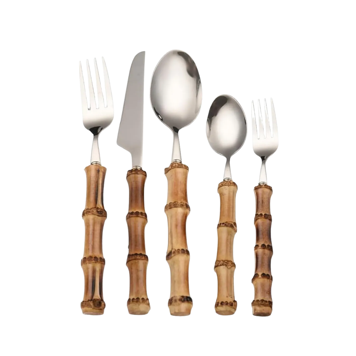 Set de Cubiertos Bambú