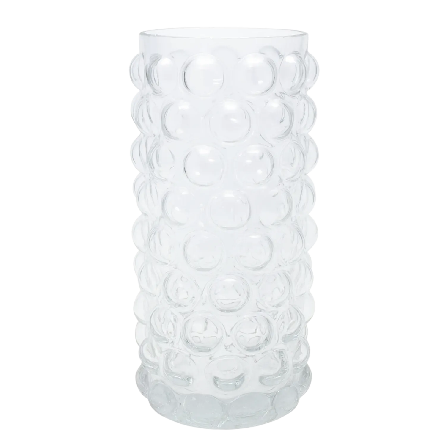Florero de Vidrio Burbujas 