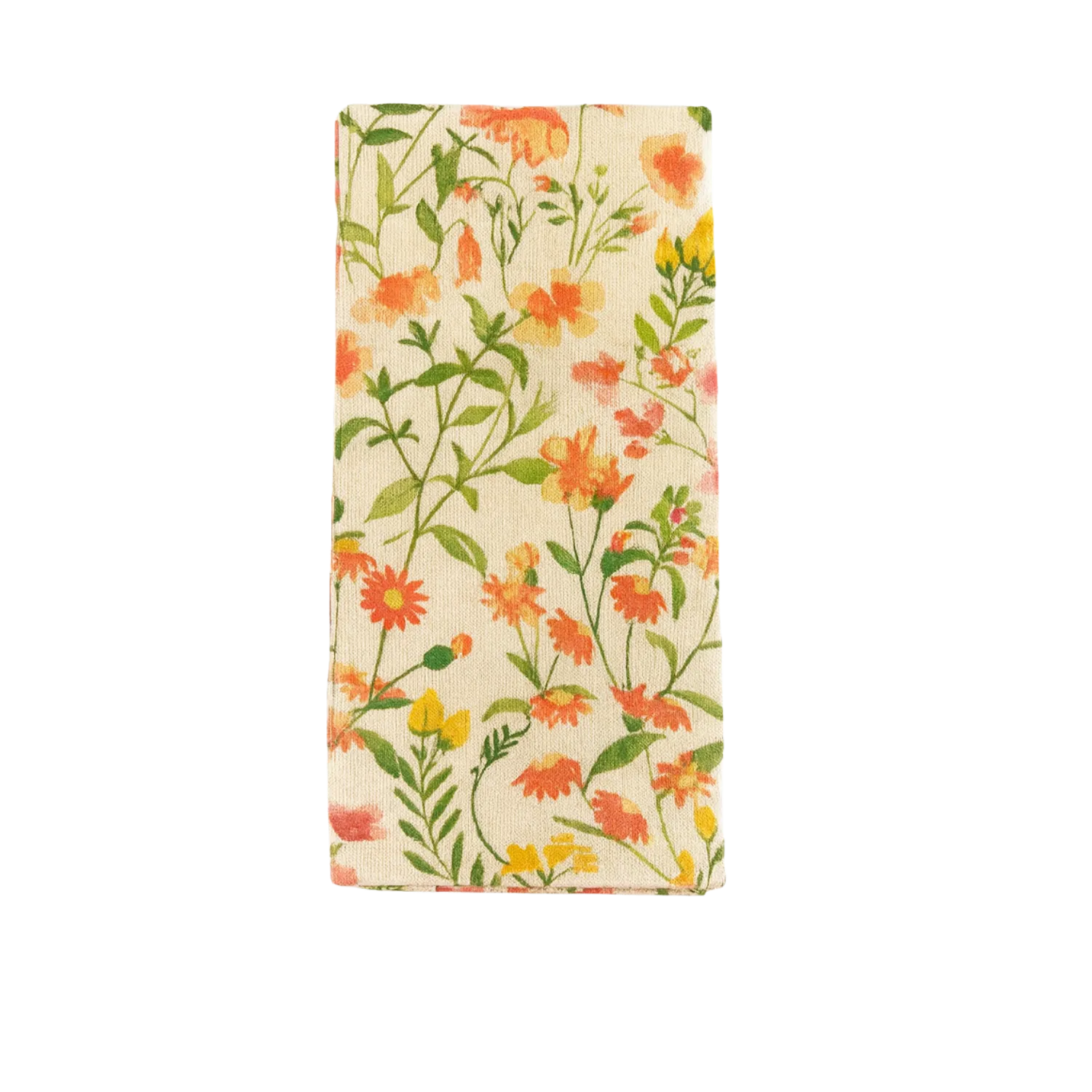 Servilleta Beige con Flores