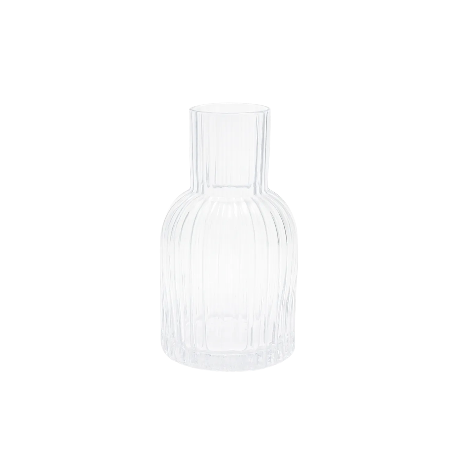 Florero de Vidrio Pequeño con Relieve