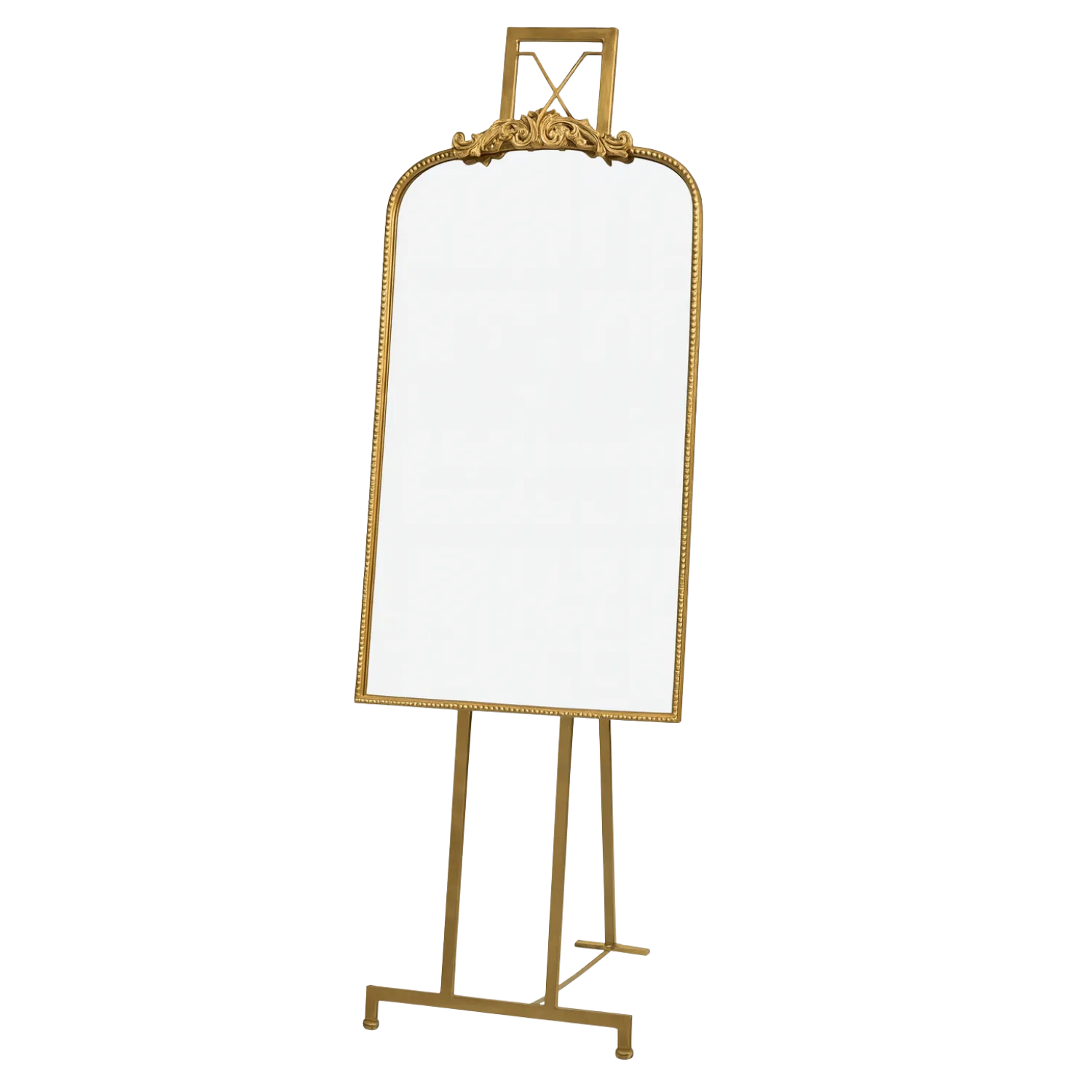 Espejo Dorado con su Base Personalizable