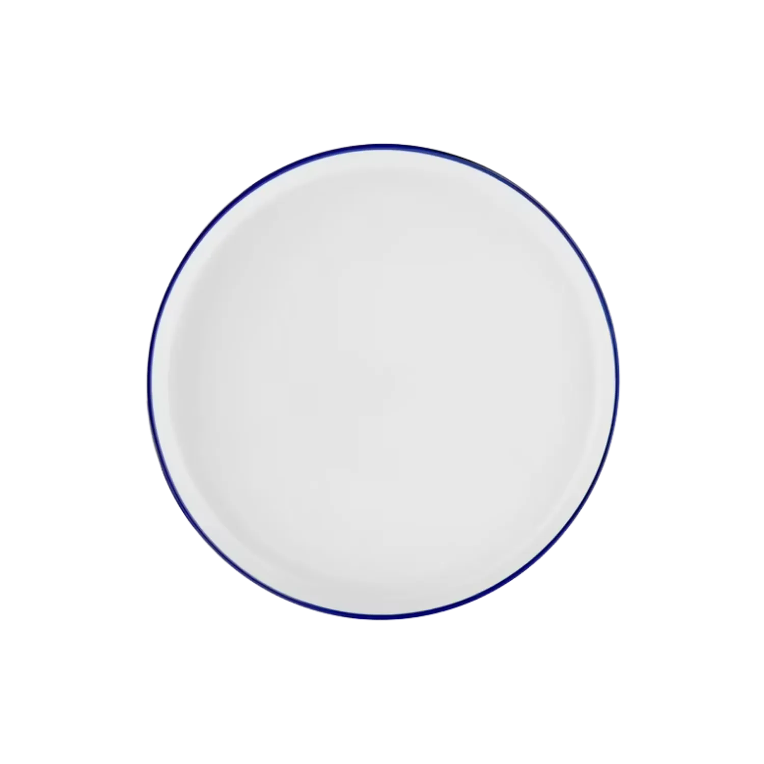 Plato Pequeño con Borde Azul