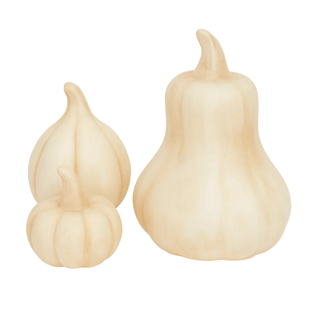 Set de 3 Calabazas de Barro