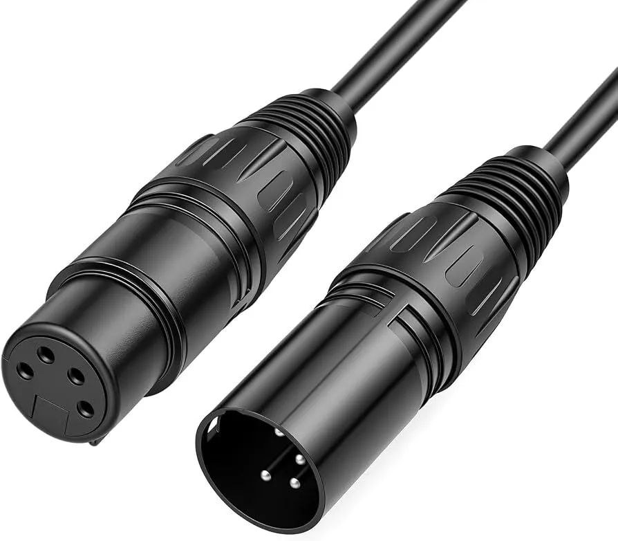 Arri Cable 4-Pin XLR Male à 4-Pin XLR Femelle 2'