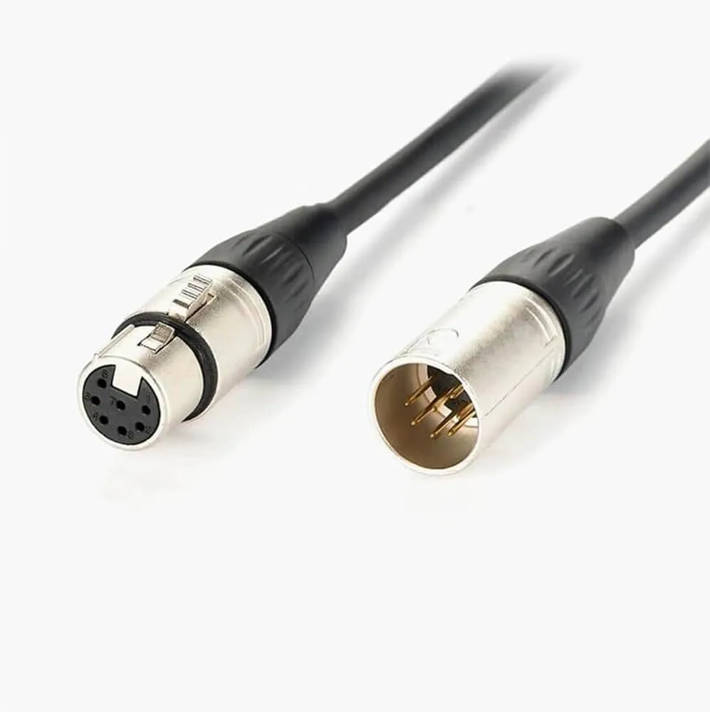 Cable MECCANIXITY 7-Pin XLR Femelle à 7-Pin XLR Male 16'