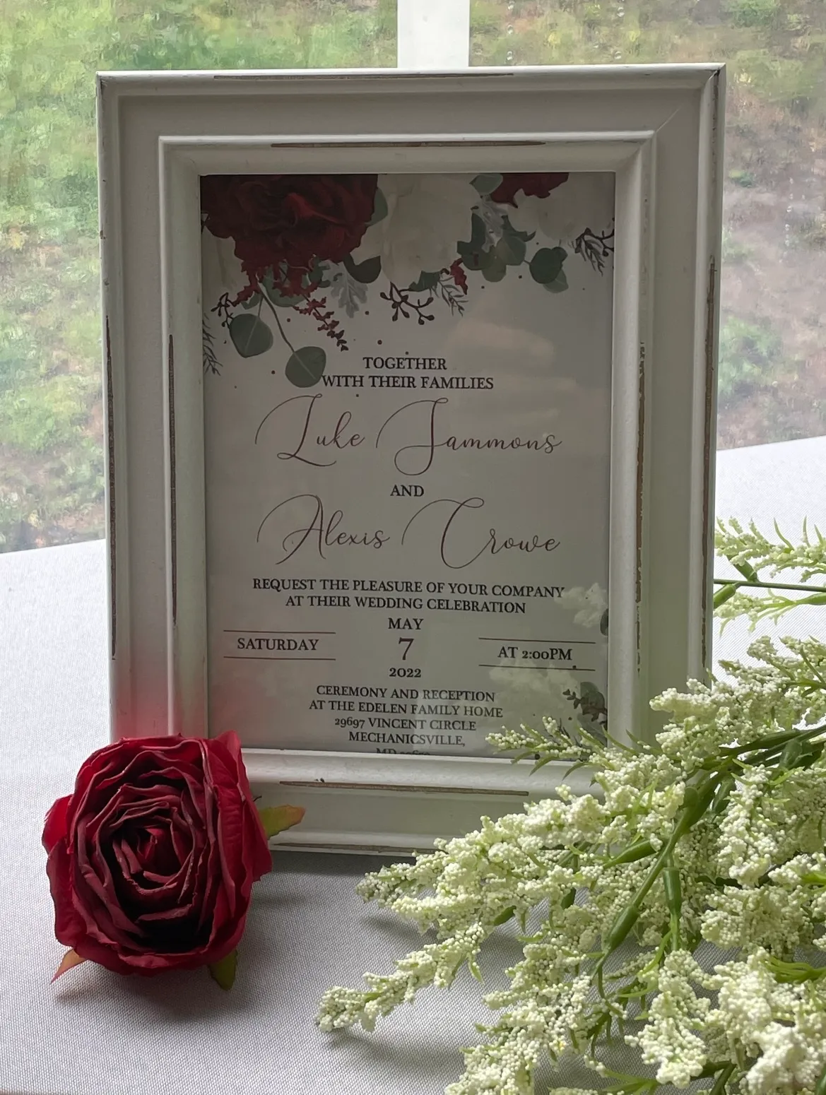 Flowers, Garlands, Bouquets - Reds