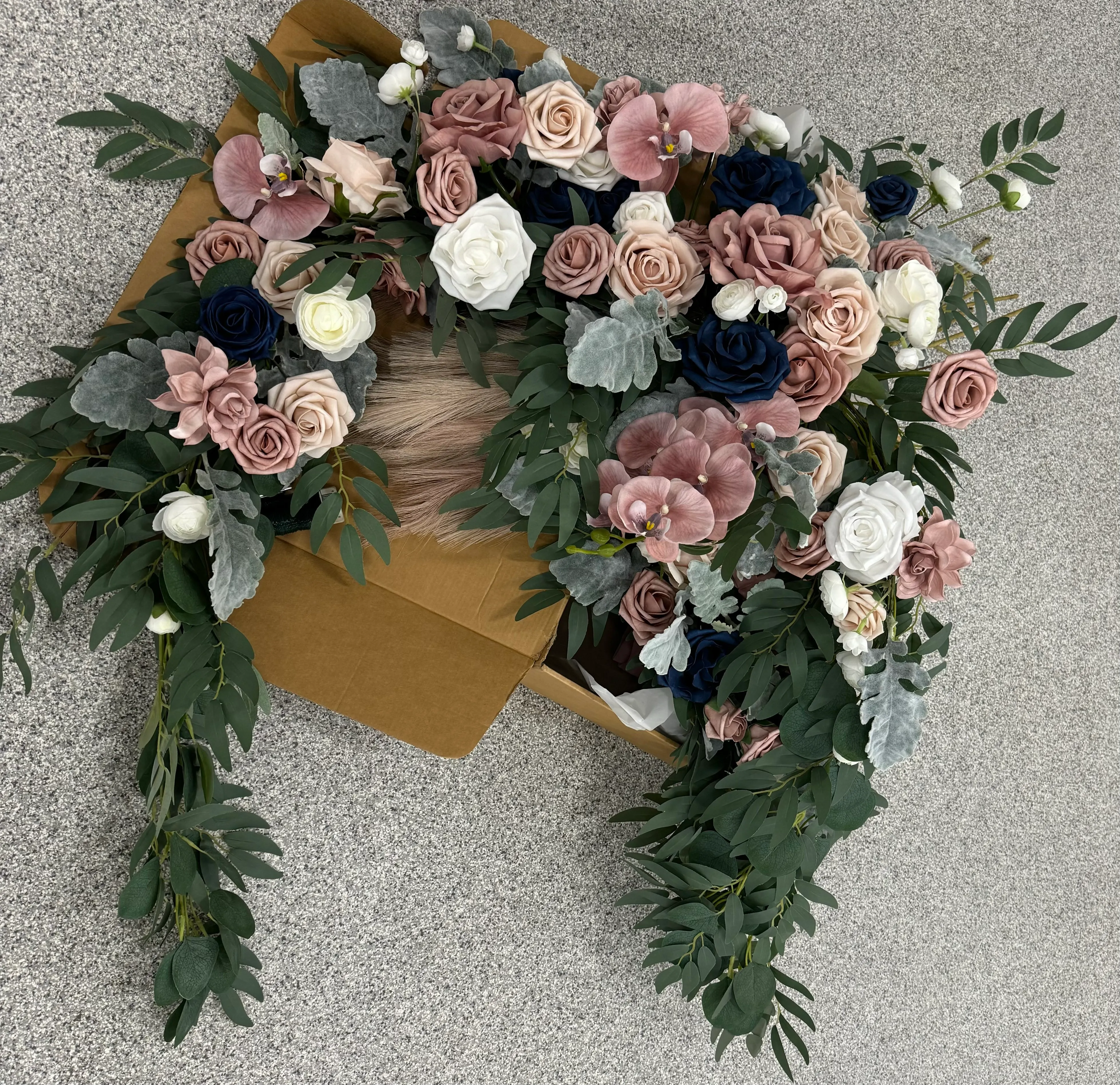 Flowers, Garlands, Bouquets - Dusty Rose & Navy