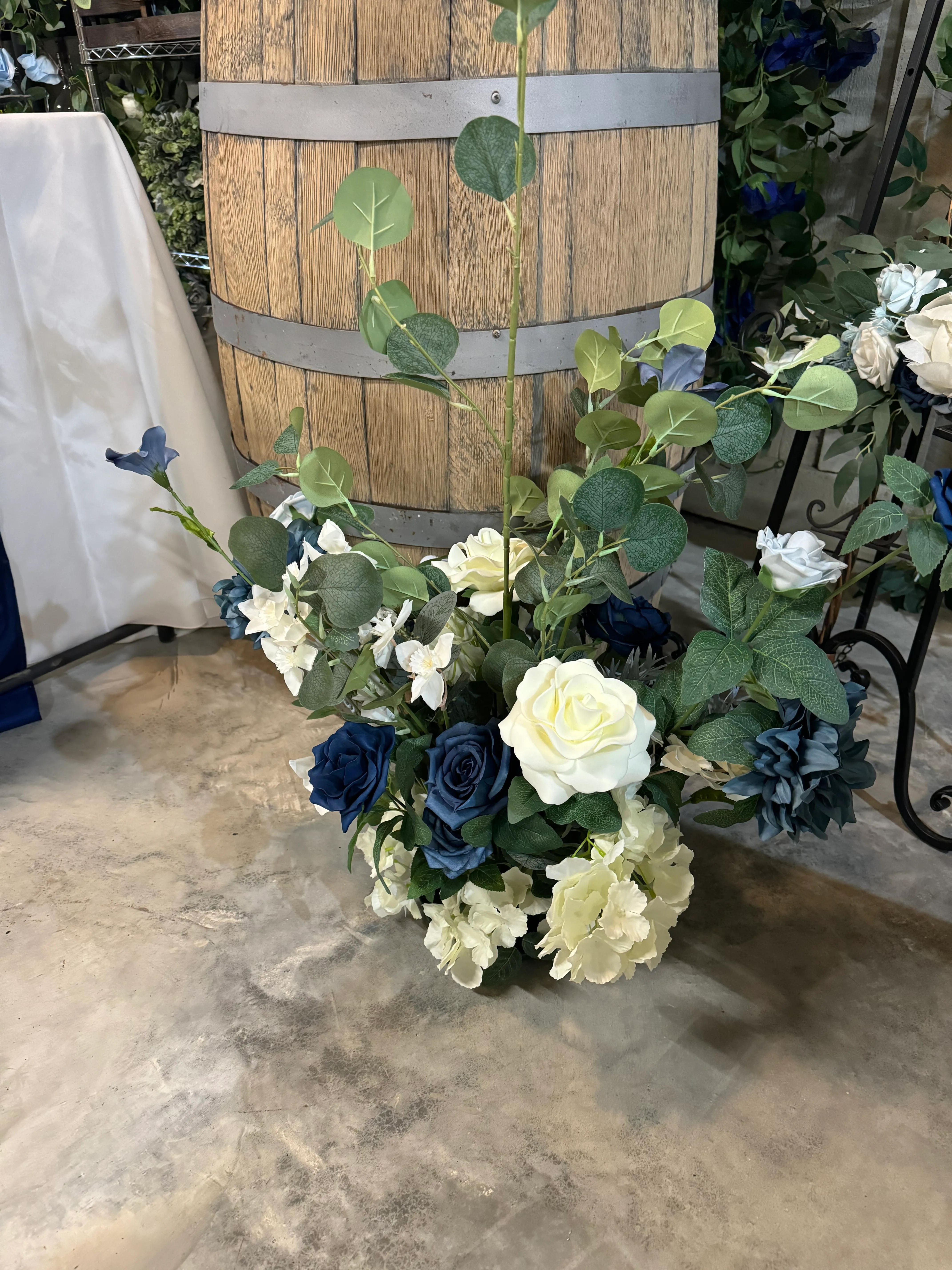 Flowers, Garlands, Bouquets - Dusty Blue & Blues