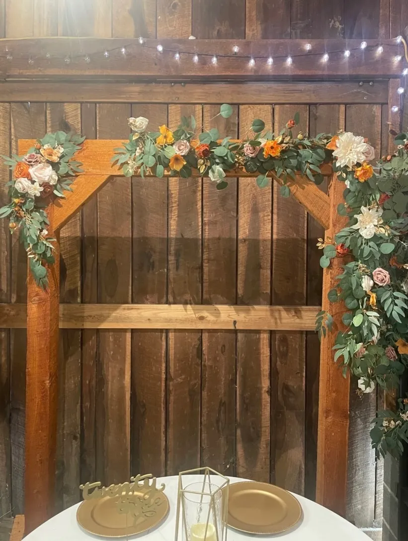 Flowers, Garlands, Bouquets - Sunset Terracotta & Burnt Oranges