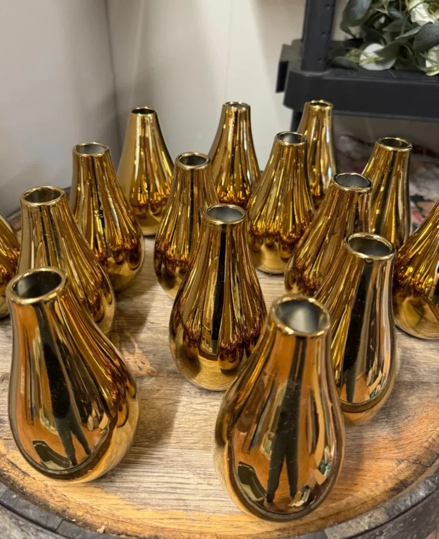 Bronze/Gold Vases