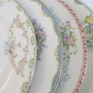 Mismatched China Dinner Plates